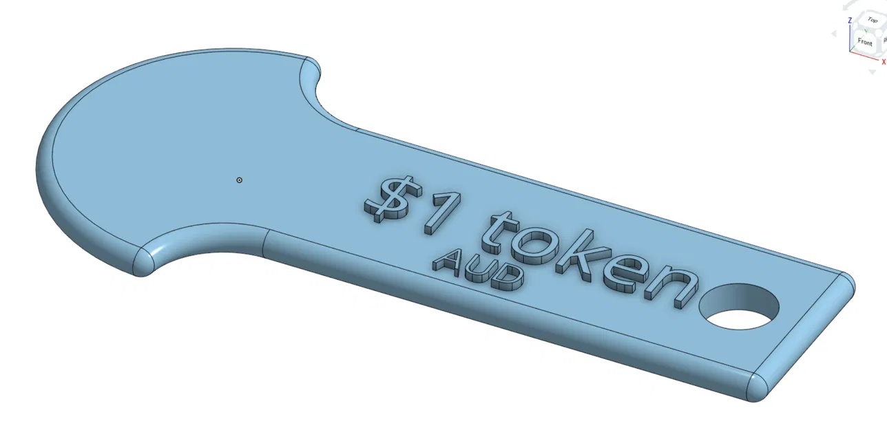 Token/xu tái sử dụng cho xe đẩy mua sắm (AUD $1 & $2) - Image 4