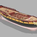 Khinh hạm Enterprise Class (1775–1828) – Mô hình 3D - Thumbnail 1