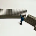 Hàng rào đường sắt H0 – Comb Fence monoblock một mảnh cho mô hình tàu - Thumbnail 3