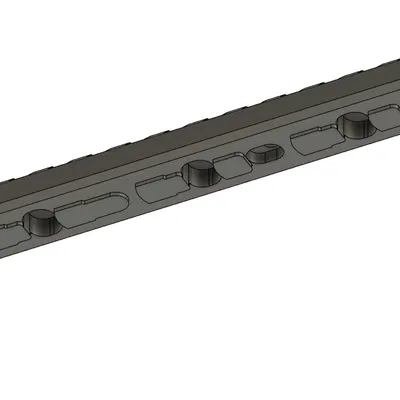 Ray keymod airsoft 135 mm