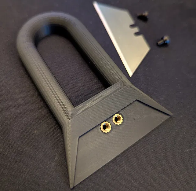 Dao cạo lưỡi dao rọc giấy (Razor Blade/utility knife) có heat-set insert - Image 1