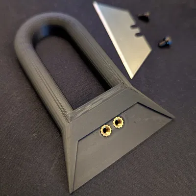 Dao cạo lưỡi dao rọc giấy (Razor Blade/utility knife) có heat-set insert