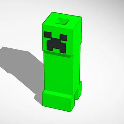 Minecraft Creeper kèm mũ Top Hat tháo rời