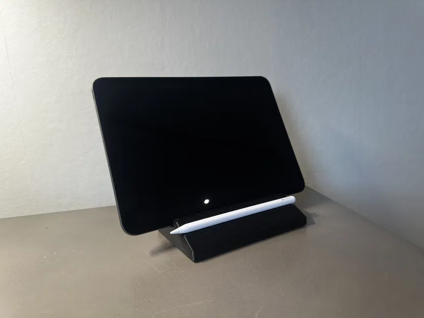 Giá đỡ Tablet kèm kệ để Stylus – đi dây sạc gọn, không cần supports - Image 1