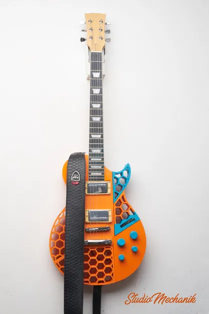 Les Polak Studio (Studio Mechanik) – Guitar kiểu LP in trên Prusa MINI - Image 1