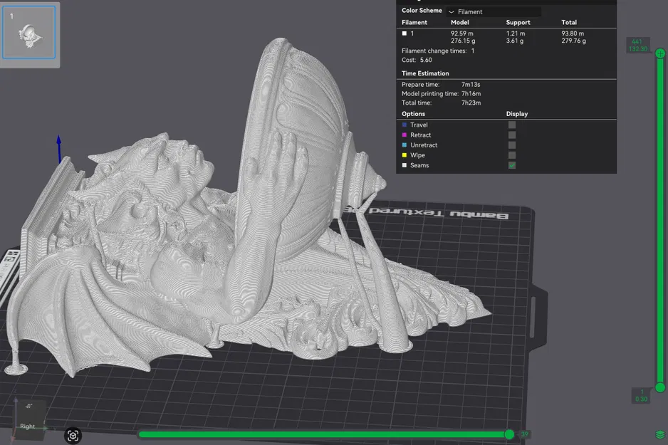 Gargoyle Treo Tường Kèm Chậu Cây - Decor Gothic/Renaissance (In 3D) - Image 4