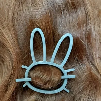 Kẹp trượt tóc hình thỏ (Rabbit hair pin slide)