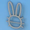 Kẹp trượt tóc hình thỏ (Rabbit hair pin slide) - Thumbnail 2