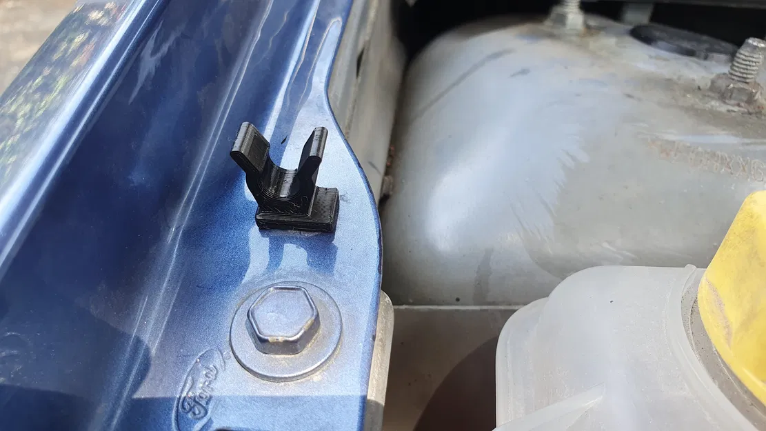 Kẹp thanh chống nắp capo Ford Fiesta-Fusion MK5-MK6 (Hood Prop Rod Clip) - Image 1