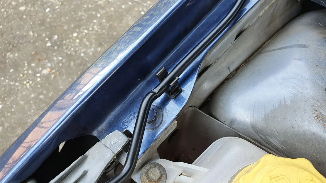 Kẹp thanh chống nắp capo Ford Fiesta-Fusion MK5-MK6 (Hood Prop Rod Clip) - Image 2