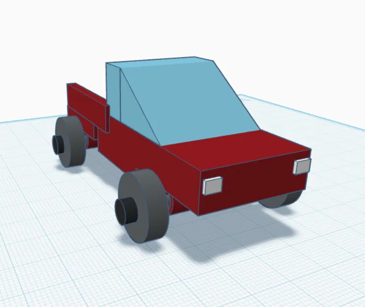 Xe tải (Truck Vehicle) | Có thể in 3D - Image 2