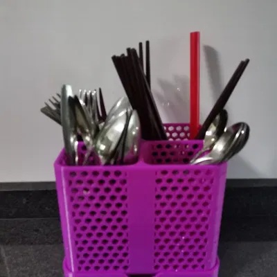 Rổ đựng dao muỗng kèm khay thoát nước (Cutlery Basket Drainer)