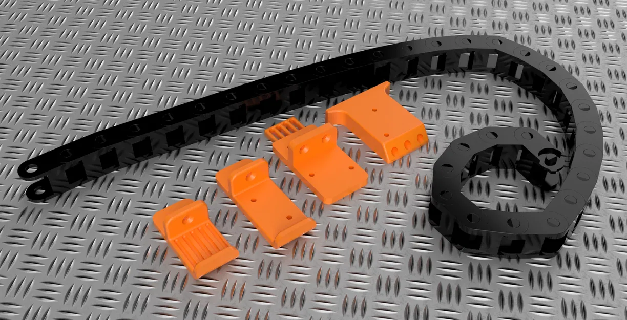 Volksfräse VF1 – Schleppkette IGUS 61mm - Image 1