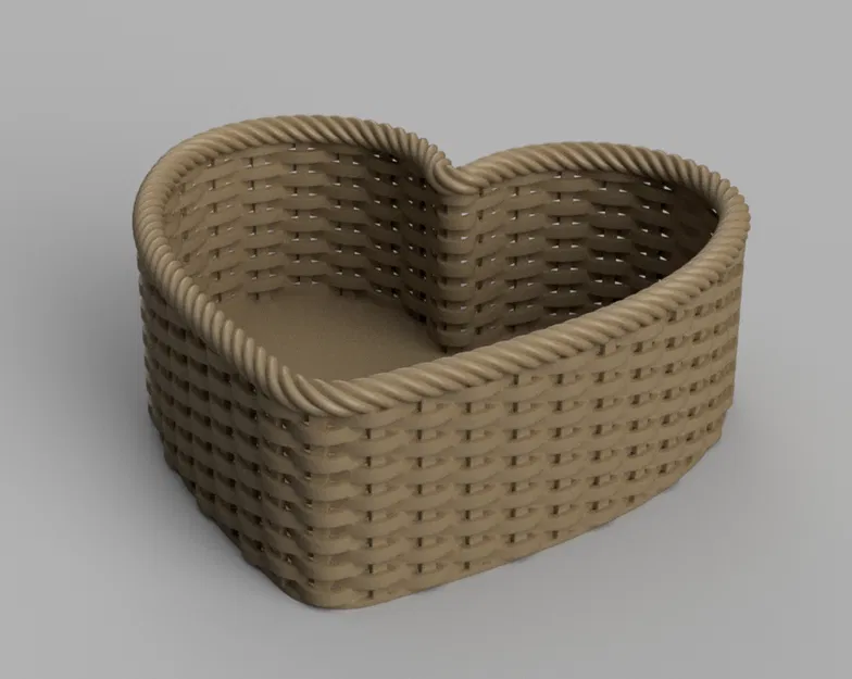 Hộp trái tim đan (Woven heart box) - Image 1