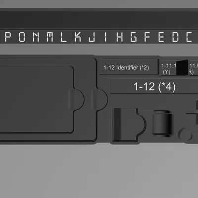 Bomb Busters Insert und Display Stand (Khay insert & chân trưng bày)
