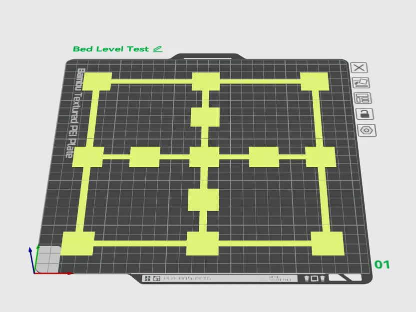 Bed Level Test (Kiểm tra cân bằng bàn in) - Image 1