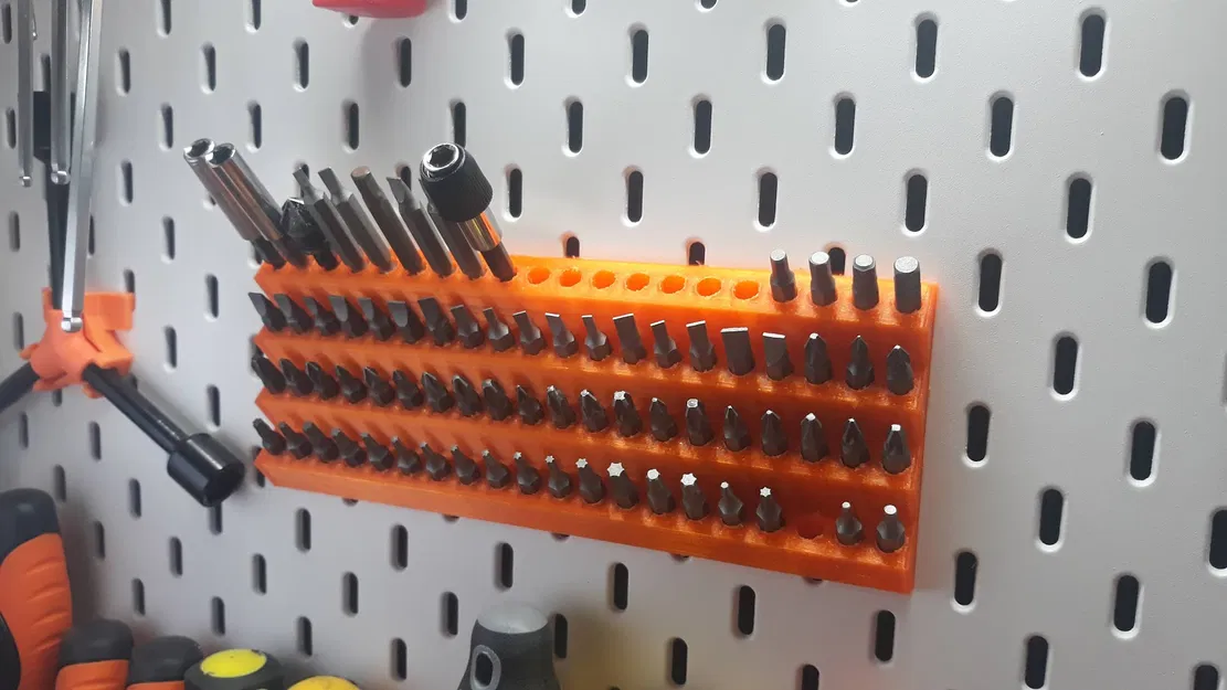 IKEA SKADIS 6mm Bit Rack (Giá treo đầu vít 6mm) - Image 1
