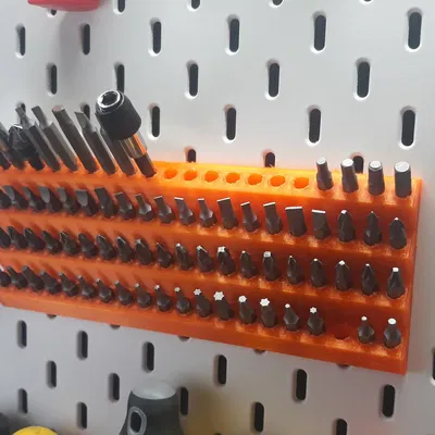 IKEA SKADIS 6mm Bit Rack (Giá treo đầu vít 6mm)