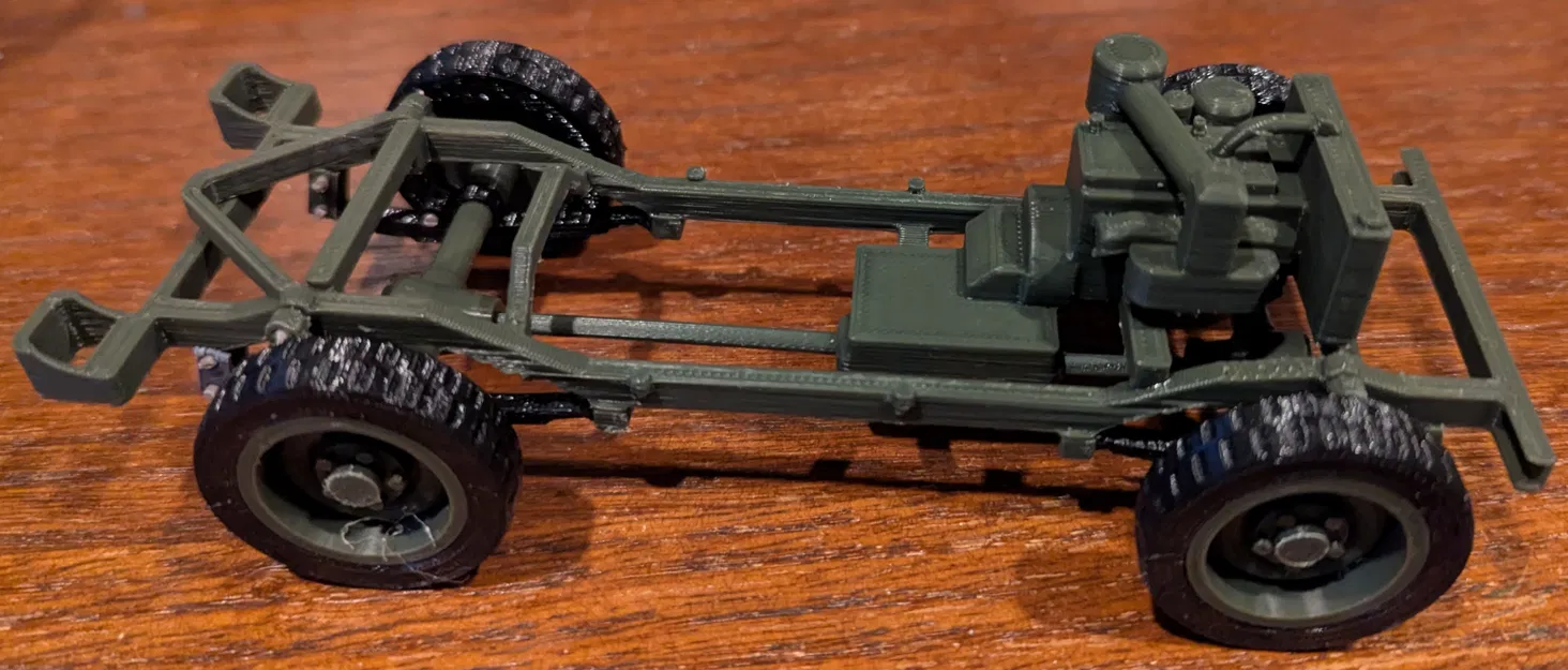 Khung gầm & hệ truyền động Willys Jeep khác (tỉ lệ 1/20) - Image 1