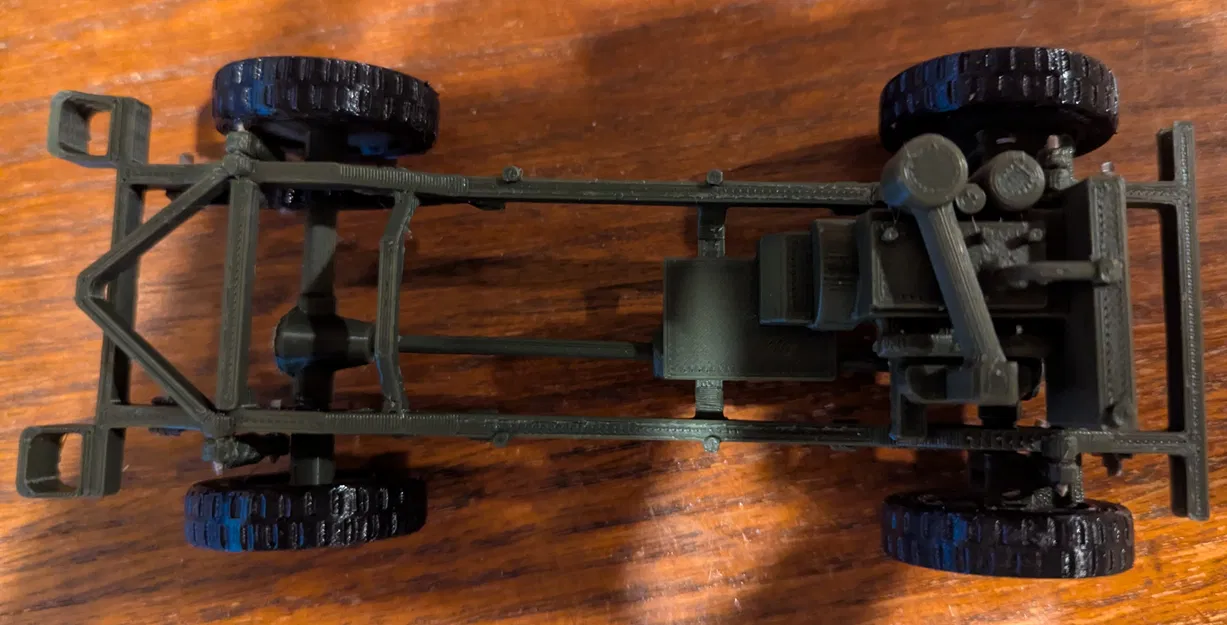 Khung gầm & hệ truyền động Willys Jeep khác (tỉ lệ 1/20) - Image 2