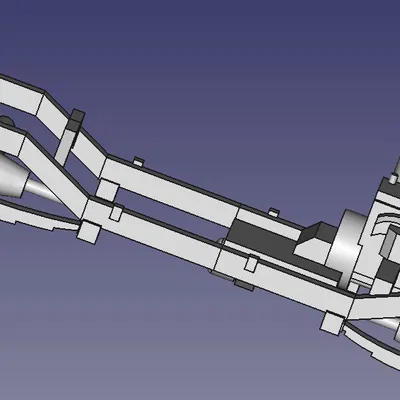 Khung gầm & hệ truyền động Willys Jeep khác (tỉ lệ 1/20)