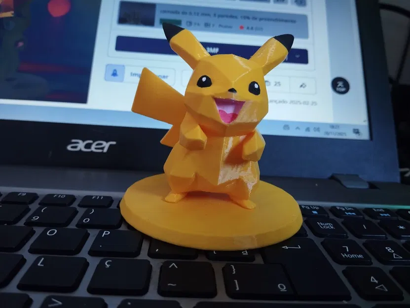 Pikachu Low Poly Mini - Image 2