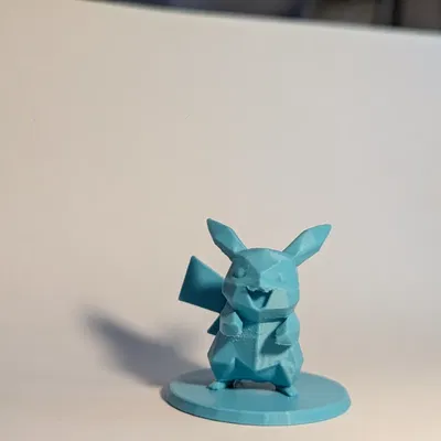 Pikachu Low Poly Mini