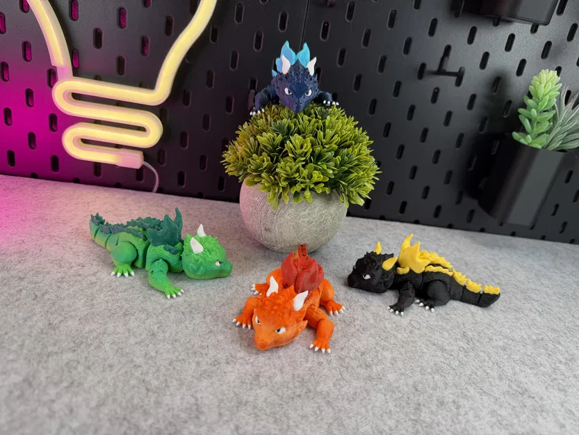 Rồng Nhỏ Khớp Nối (Articulated Small Dragon) - Image 9