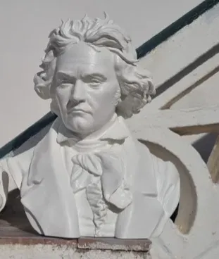 Tượng bán thân Beethoven (Beethoven bust) in 3D siêu chi tiết - Image 4