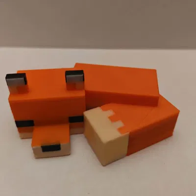 Cáo Minecraft (minnecraft fox)