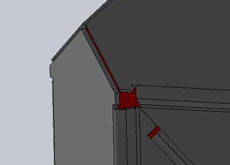 #205 Prusa Core One / One L - Nắp góc (Corner Cap) (Vẫn thử nghiệm) - Image 2