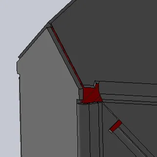 #205 Prusa Core One / One L - Nắp góc (Corner Cap) (Vẫn thử nghiệm)