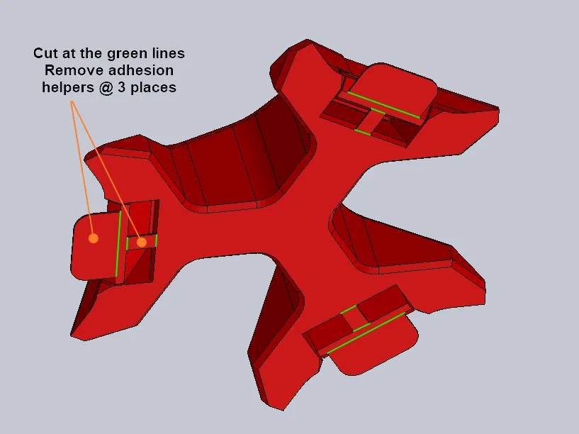 #205 Prusa Core One / One L - Nắp góc (Corner Cap) (Vẫn thử nghiệm) - Image 4