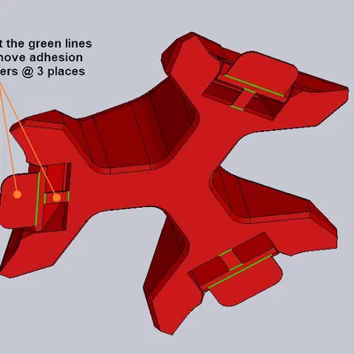 #205 Prusa Core One / One L - Nắp góc (Corner Cap) (Vẫn thử nghiệm)