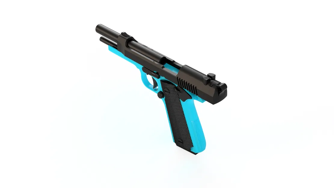 Súng lục Beretta (Prop Gun) – Mẫu in 3D mô-đun (không hoạt động) - Image 8