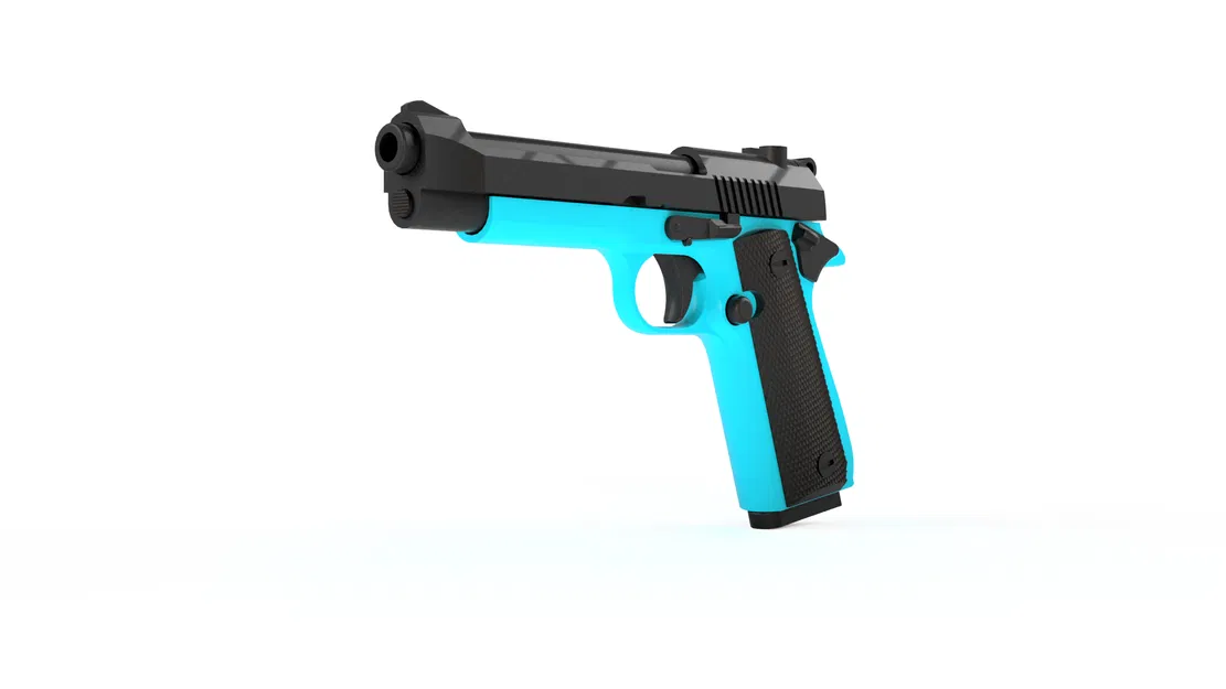 Súng lục Beretta (Prop Gun) – Mẫu in 3D mô-đun (không hoạt động) - Image 12