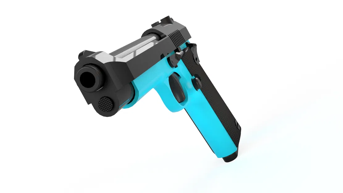 Súng lục Beretta (Prop Gun) – Mẫu in 3D mô-đun (không hoạt động) - Image 14