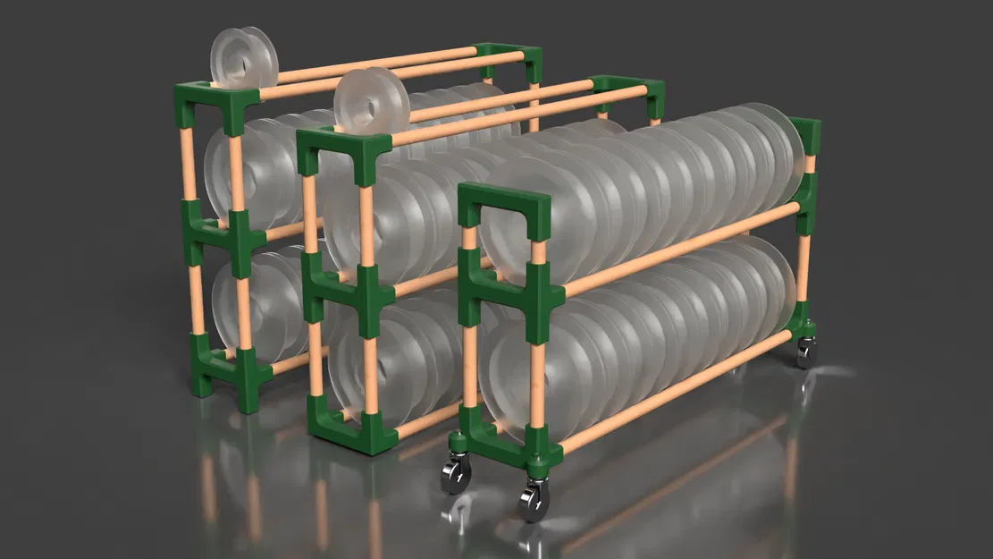 Kệ/giá treo filament biến thiên (Variable filament rack / filament stand) - Image 1