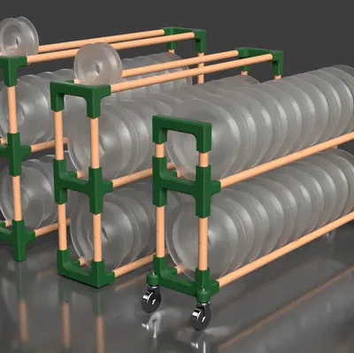 Kệ/giá treo filament biến thiên (Variable filament rack / filament stand)