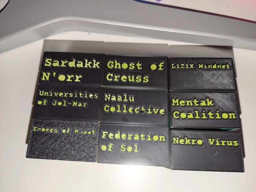 Twilight Imperium 4: Fraction Box - nắp snap-on & tên faction - Image 3