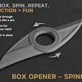 Dubble blade box opener - Spinner (dao rọc thùng 2 lưỡi kiêm spinner) - Thumbnail 1