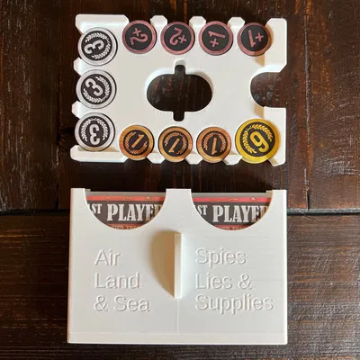 Insert/Organizer Air, Land, & Sea kèm Spies, Lies, & Supplies