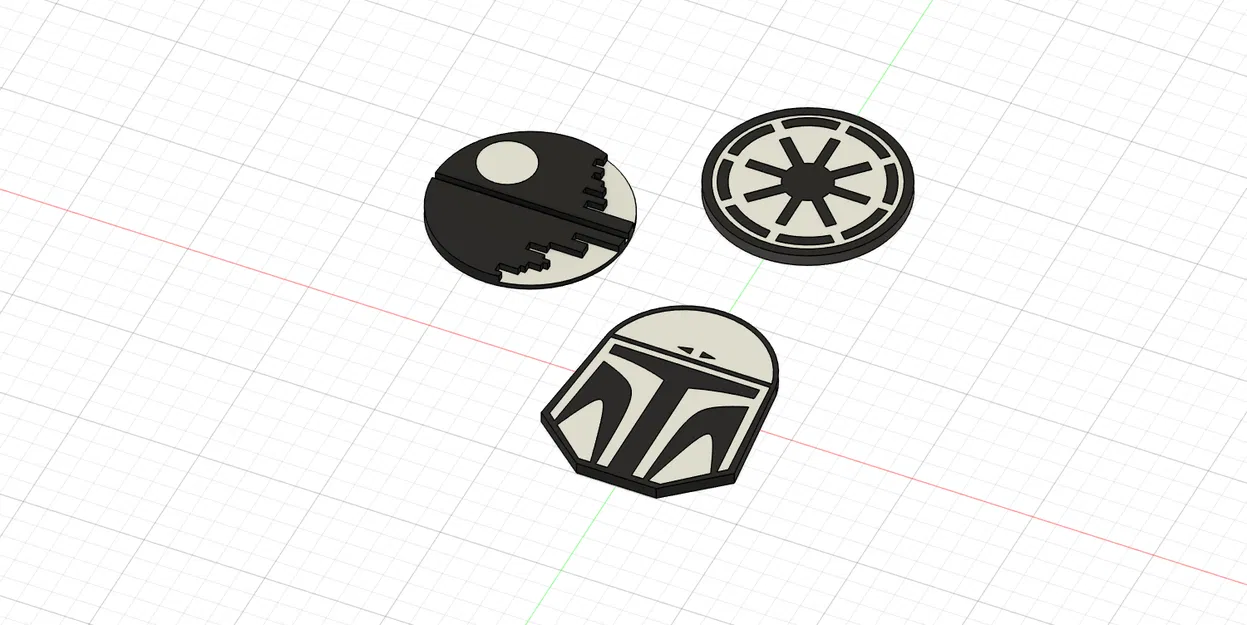 Bộ lót ly biểu tượng Star Wars (Star Wars Emblem Coasters) - Image 1