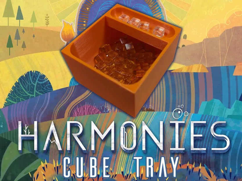 Khay đựng cube Harmonies: Animal & Nature Spirit Cube Tray - Image 1