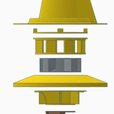 ~1/4 Scale ACA Banshee 115 Siren – Mô hình siren hoạt động (8 port hoặc 9/12 port)