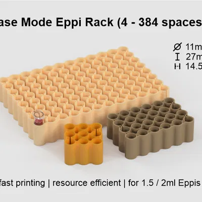 Giá đỡ ống Eppi Vase Mode (4–384 ô)