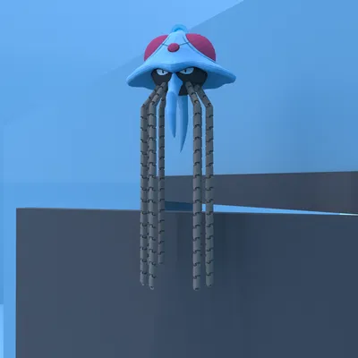 ℗073 Tentacruel Door Chime – Mẫu 3D Pokémon (STL)