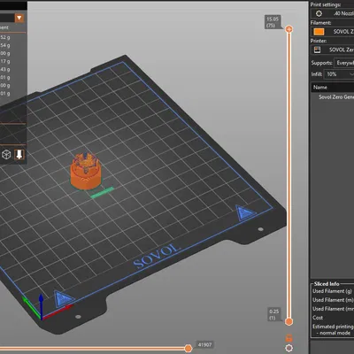 Profile PrusaSlicer cho SOVOL Zero - EXPERIMENTAL