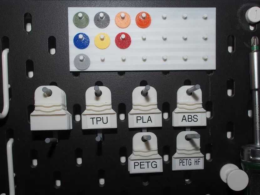 The next filament clip – Kẹp filament treo IKEA Skadis, chịu nhiệt cho dryer - Image 1