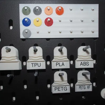 The next filament clip – Kẹp filament treo IKEA Skadis, chịu nhiệt cho dryer